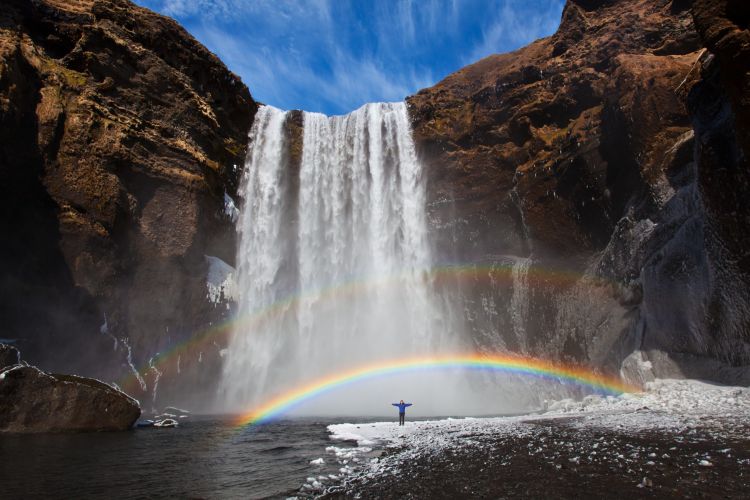 Waterval highlights ergens op een plek